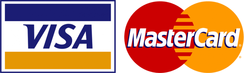 Visa and Mastercard payment supported